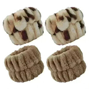 2 Pairs Wrist Washband for Women Washing Face, Wrist Spa Washband Absorbent